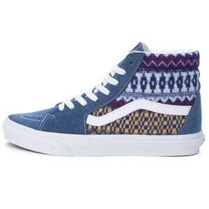 Vans Fair Isle quilted denim high top sz 4.5 BNWT